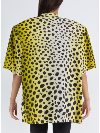 T-SHIRT CHEETAH PRINTED JERSEY, 499, small