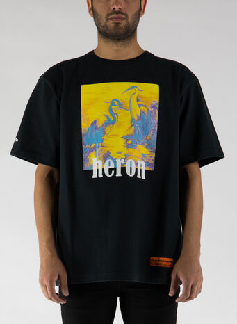 T-SHIRT ES OS HERONS, 1016BLACKYELLOW, small