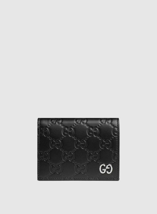 GUCCI PORTAFOGLIO PICCOLO IN PELLE GUCCI SIGNATURE Nero Uomo