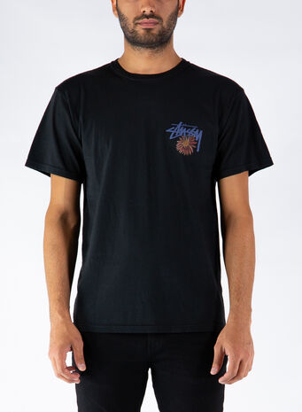 T-SHIRT SMOKIN SKULL, BLACK, small