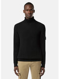 MAGLIONE FULL RIB DOLCEVITA, V0029 BLACK, thumb