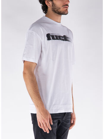 T-SHIRT OG BLURRED LOGO TEE, WTH0001 WHITE, small