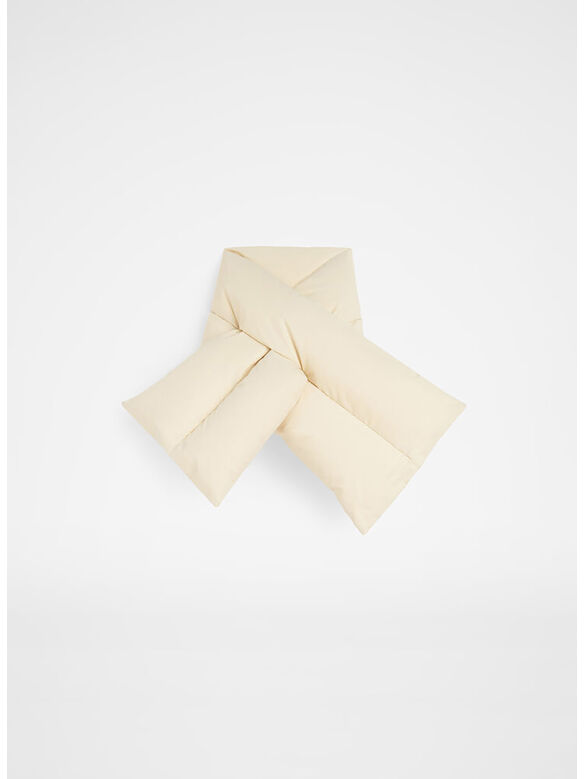 SCIARPA DOWN SCARF 01, 102 NATURAL, medium