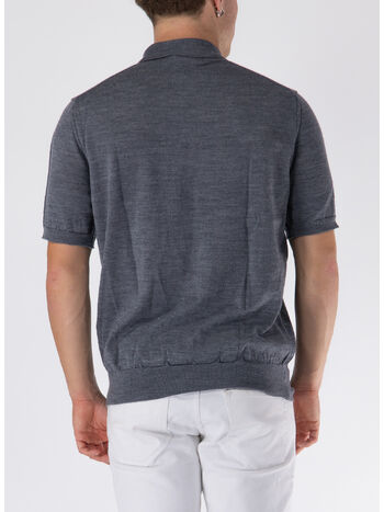POLO A MANICHE CORTE CON LOGO UNISEX, , small