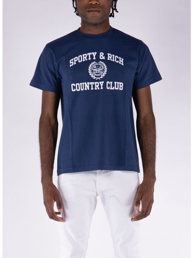 T-SHIRT VARSITY, NAVY, large