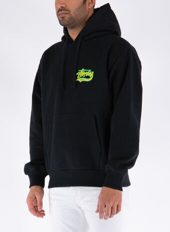 FELPA CON CAPPUCCIO SLUGGER HOOD, BLACK, small
