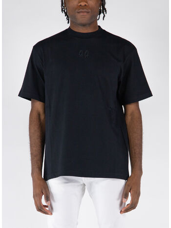 T-SHIRT CLASSIC, P396 BLACK + 44 SOLID DIRTY WHITE, small