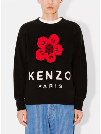 MAGLIONE GIROCOLLO BOKE FLOWER, , small