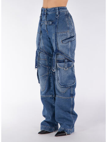 JEANS CARGO OVER, 4500 VINTAGE BLUE, small