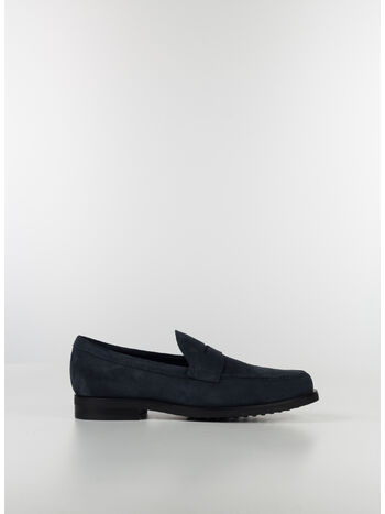 MOCASSINO IN PELLE SCAMOSCIATA, U805, small