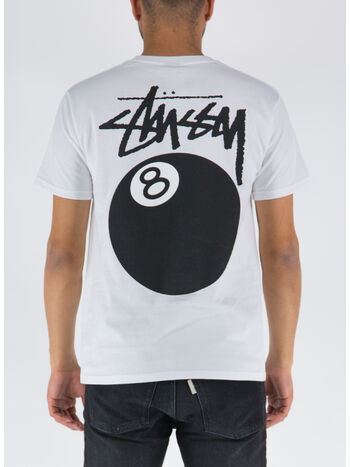 T-SHIRT 8 BALL, WHITE, small