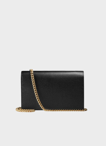 MINI BORSA GG MARMONT CON TRACOLLA A CATENA, 1000, small