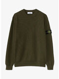 MAGLIONE RIBBED SOFT COTTON, V0M5G MILITARYGREENMELANGE, thumb