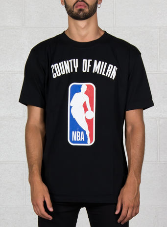 T-SHIRT NBA, BLACK/MULTI, small