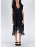 ABITO KNIT X SATIN, 002 BLACK X BLACK, thumb