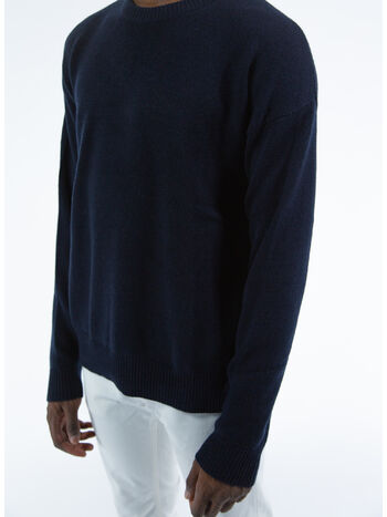 PULLOVER OPEN STITCH CASHMERE, 404 Night, small