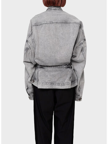 GIACCA IN  DENIM CACHECOEUR BLOUSON, WHITE, small