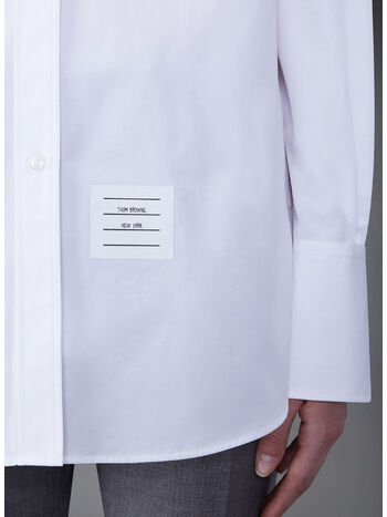 CAMICIA EXAGGERATED EASY FIT POINT COLLAR, 100 WHITE, small