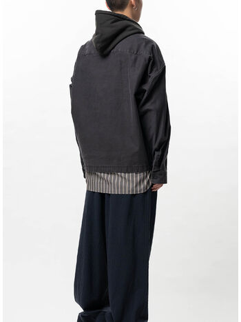 CAMICIA TRIPLE LAYERED, BLACK, small