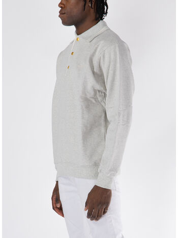 POLO DROLE LONGSLEEVE, GY GREY, small