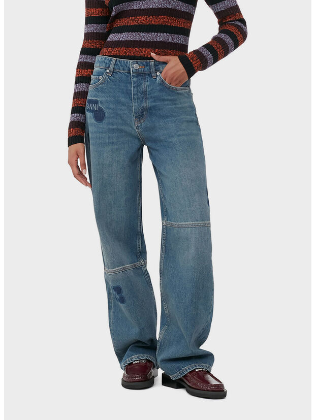 JEANS PATCH DENIM IZEY, 091 TINT WASH, large