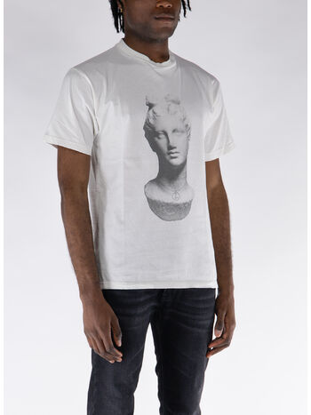 T-SHIRT AGED STATUE, OFFWHT OFF WHITE, small