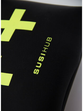 POCHETTE I'M THE HUB, BLACKYELLOWFLUO, small