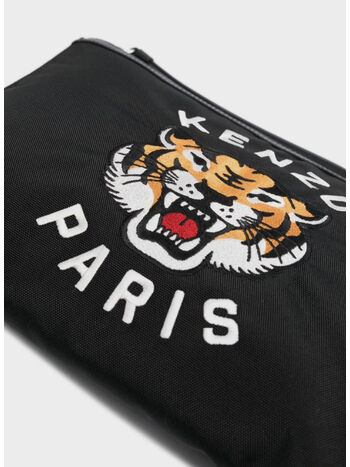 POCHETTE VARSITY TIGER, 99 BLACK, small