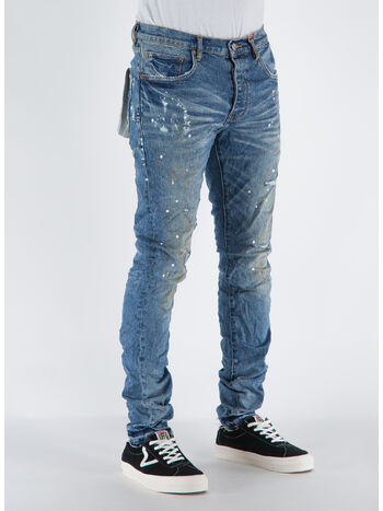 JEANS P001, IDVP INDIGO DIRTY VINTAGE WHITE PAINTS, small
