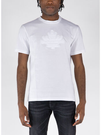 T-SHIRT MANICHE CORTE, 100 WHITE, small