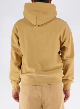 FELPA SWIRL APPLIQUE HOOD, TAN, small