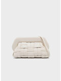 BORSA BIOS WEAVED VEGAN NAPPA, LINEN, thumb