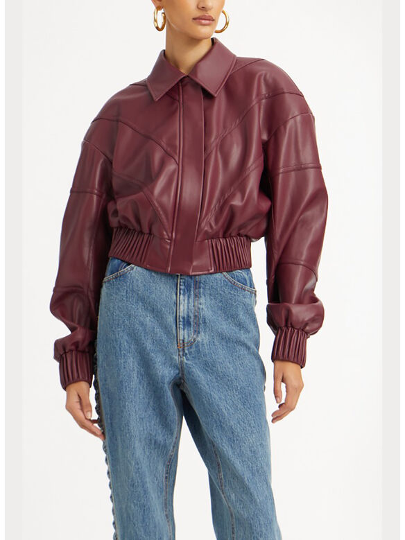 GIACCA BOMBER, 2734 ZINFANDEL, medium