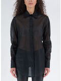 CAMICIA THE UP MUSSOLINA, BLACK, thumb