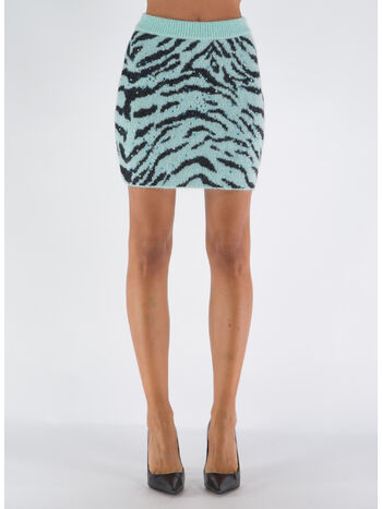 GONNA ZEBRA PATTERN KNITTED, 9018 MINT, small