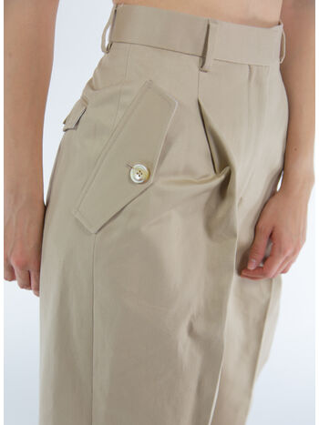 PANTALONE WIDE LEG, 05 BEIGE, small