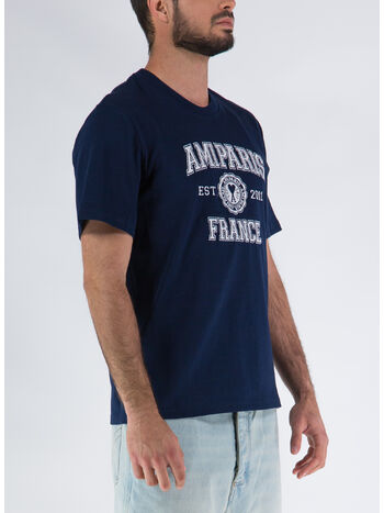 T-SHIRT AMI PARIS FRANCE, 491 NAUTIC BLUE/491, small