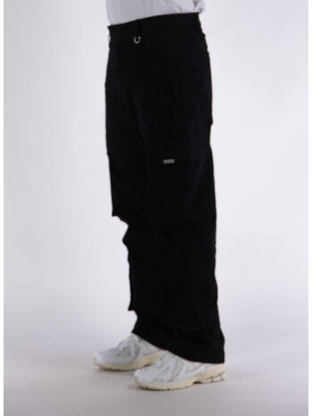 PANTALONE CARGO, 01 BLACK, small