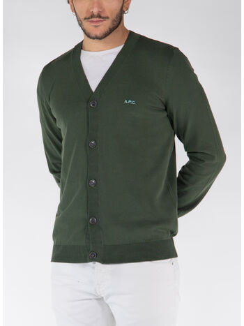 CARDIGAN CURTIS, JAC MILITARY KHAKI, small