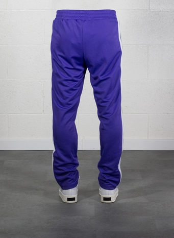 PANTALONE TRACK, PURPLE/WHITE, small