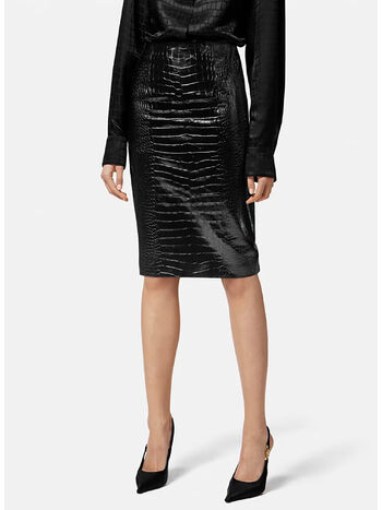 GONNA CROCODILE PRINT, 1B000 BLACK, small