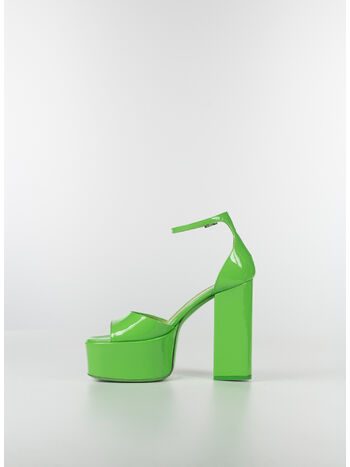 SCARPA TATIANA PLATFORM VERNICE, KIWI VERDE, small