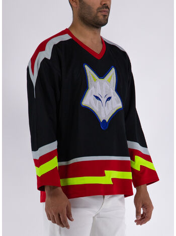 FELPA HOCKEY FOX, 0372 BLACK, small