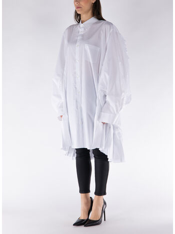 ABITO A CAMICIA OVERSIZE, WHITE, small