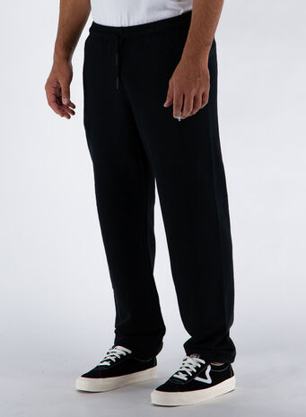 PANTALONE CROSS RELAX SWEATPANTS, 1001BLACKWHITE, small