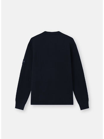 MAGLIONE GIROCOLLO S.I. GHOST, V0020 NAVY BLUE, small
