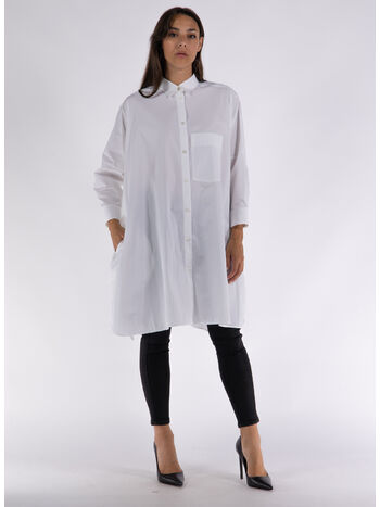 CAMICIA OVERSIZED BOXY, 100 OPTIC WHITE, small