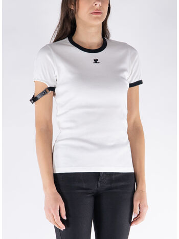 T-SHIRT BUCKLE CONTRAST, 0098 HERITAGE WHITE/BLACK, small