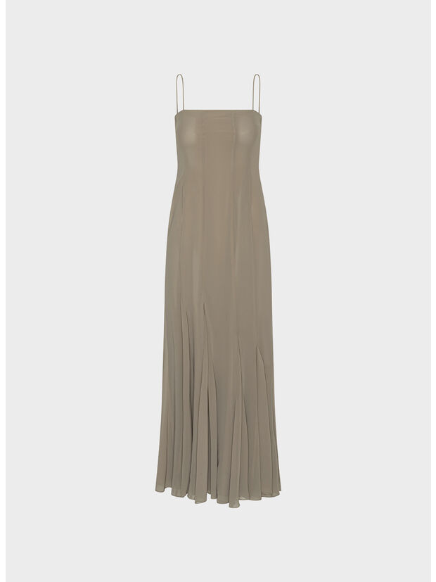 ABITO CHIFFON STRAP DRESS, 816 Driftwood, large