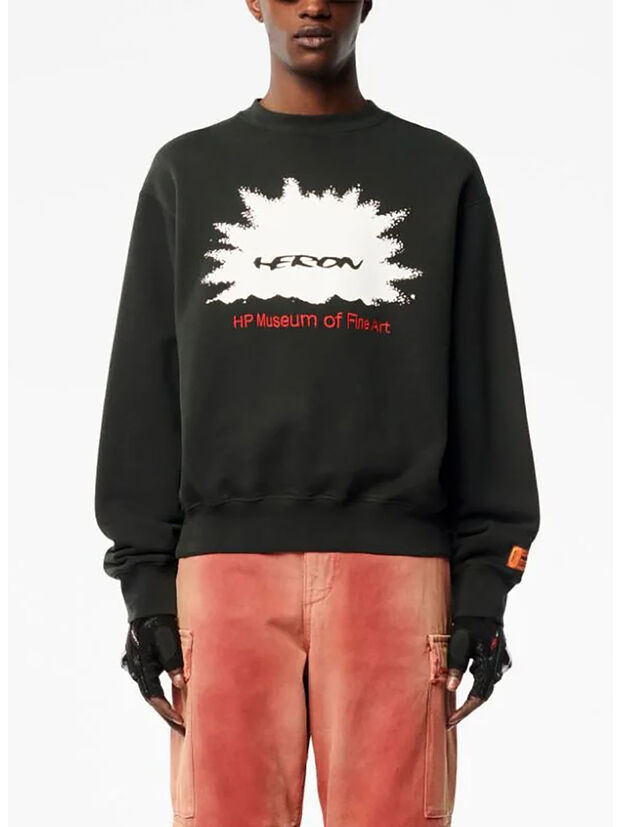 FELPA CREW HP MUSEUM, 1025 BLACK RED, large